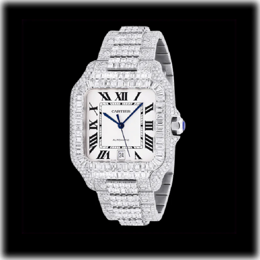 Iced Out Cartier Santos
